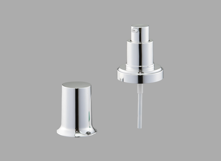 KR -3106 22/410 لوسیون پلاستیکی سفید لوازم آرایشی پمپ های درمان چپ - قفل راست