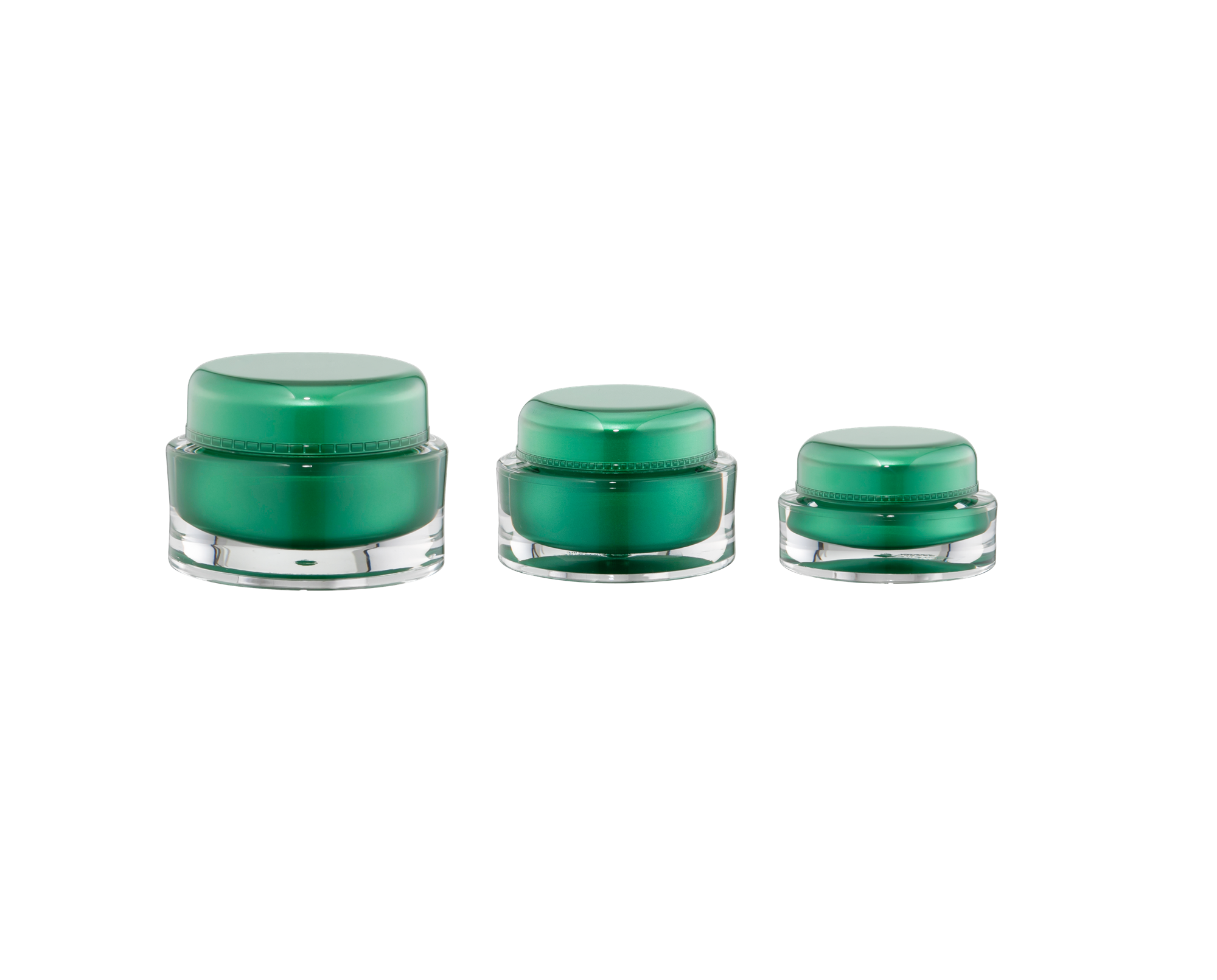 KR-4013 شیشه کرم صورت کوزه و بطری آرایشی آکریلیک لوکس مراقبت از پوست شخصی 15 گرم 30 گرم 50 گرم