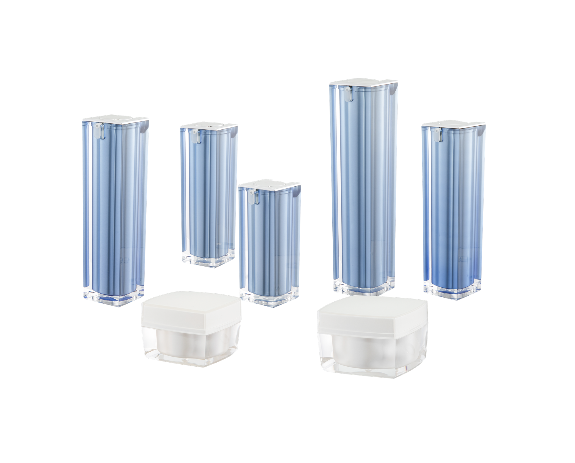 بسته بندی آرایشی بطری و شیشه اکریلیک مسافرتی فروش داغ KR-4003