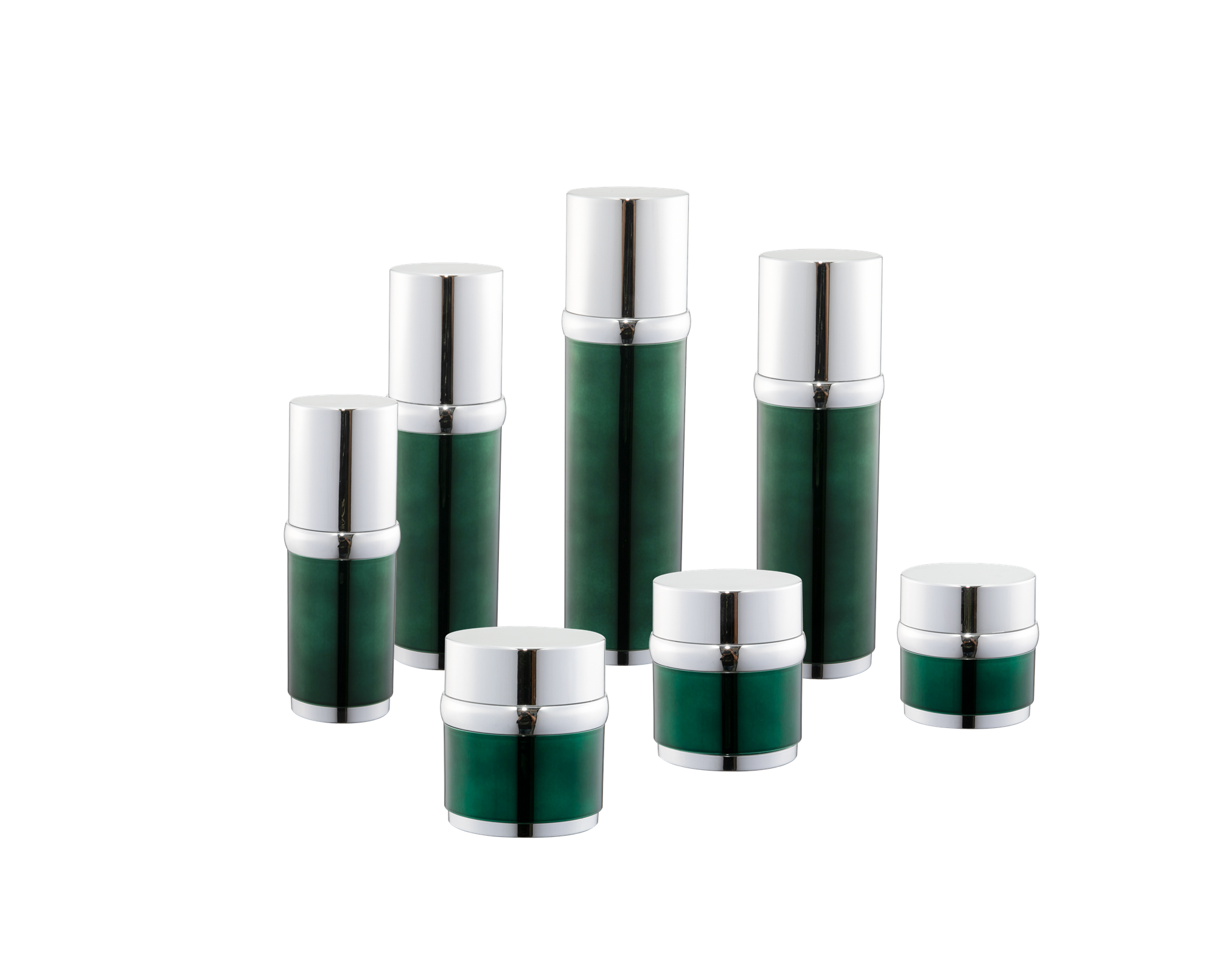 بطری گرم بسته بندی لوازم آرایشی KR-4004 برای بطری های آکریلیک آرایشی و شیشه ای اکریلیک طلایی براق