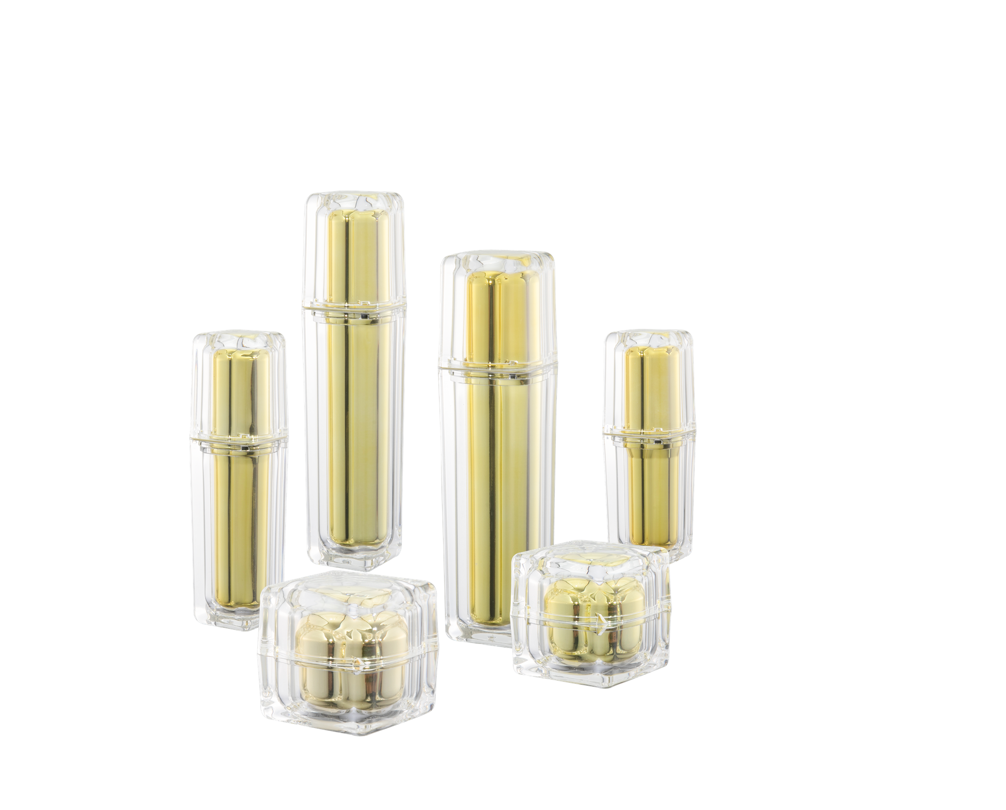 KR-4007 فروش بطری های اکریلیک و شیشه های بسته بندی آرایشی و بهداشتی کارخانه