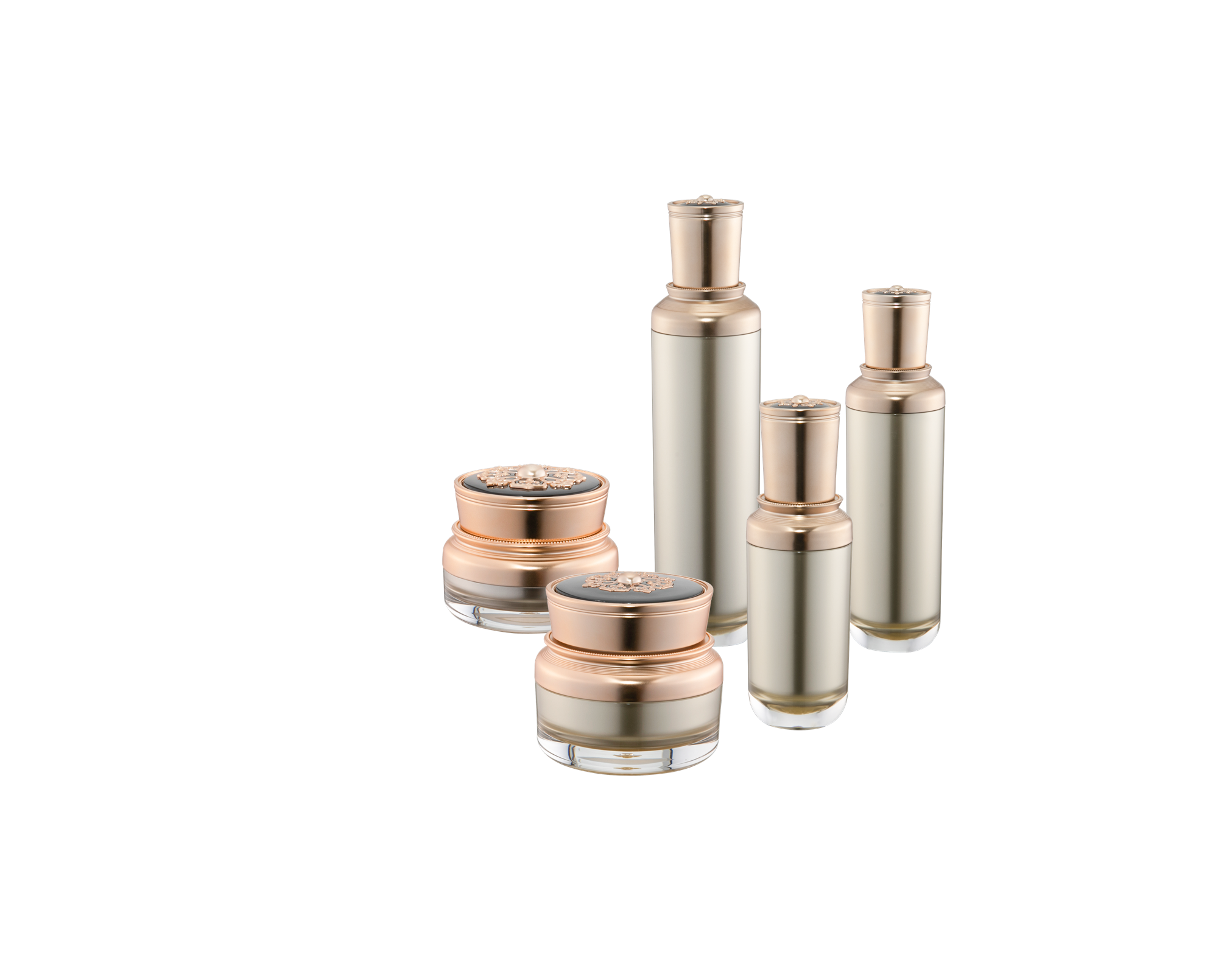 KR-4008 مراقبت از پوست شخصی 15 گرم 30 گرم 50 گرم شیشه کرم صورت شیشه و بطری لوازم آرایشی و بهداشتی لوکس